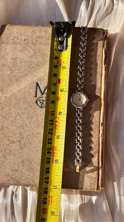 1990s Vintage Seiko Tissé Watch - Ruby index