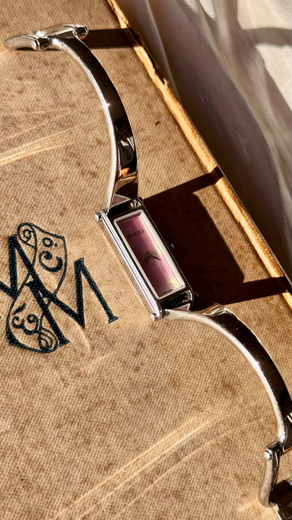 Gucci 1500L vintage watch - Pink pearl dial