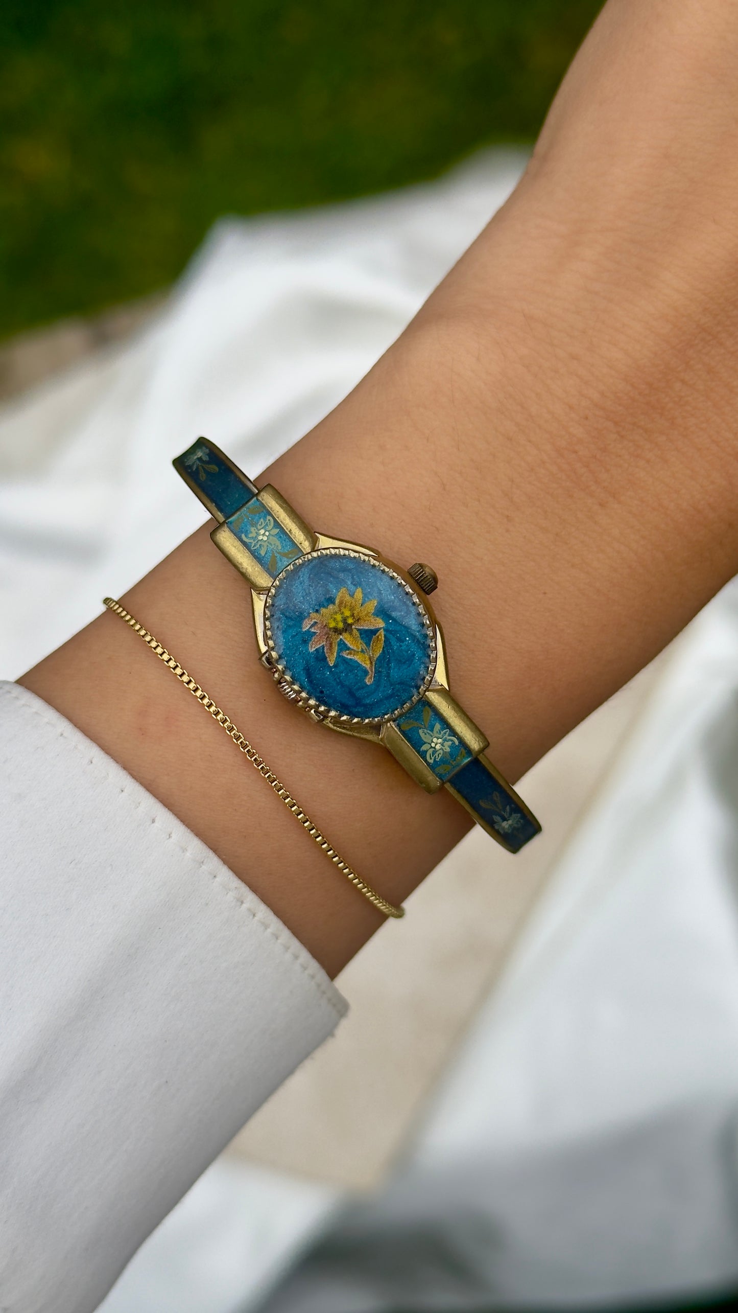 Art Deco Peekaboo vintage watch