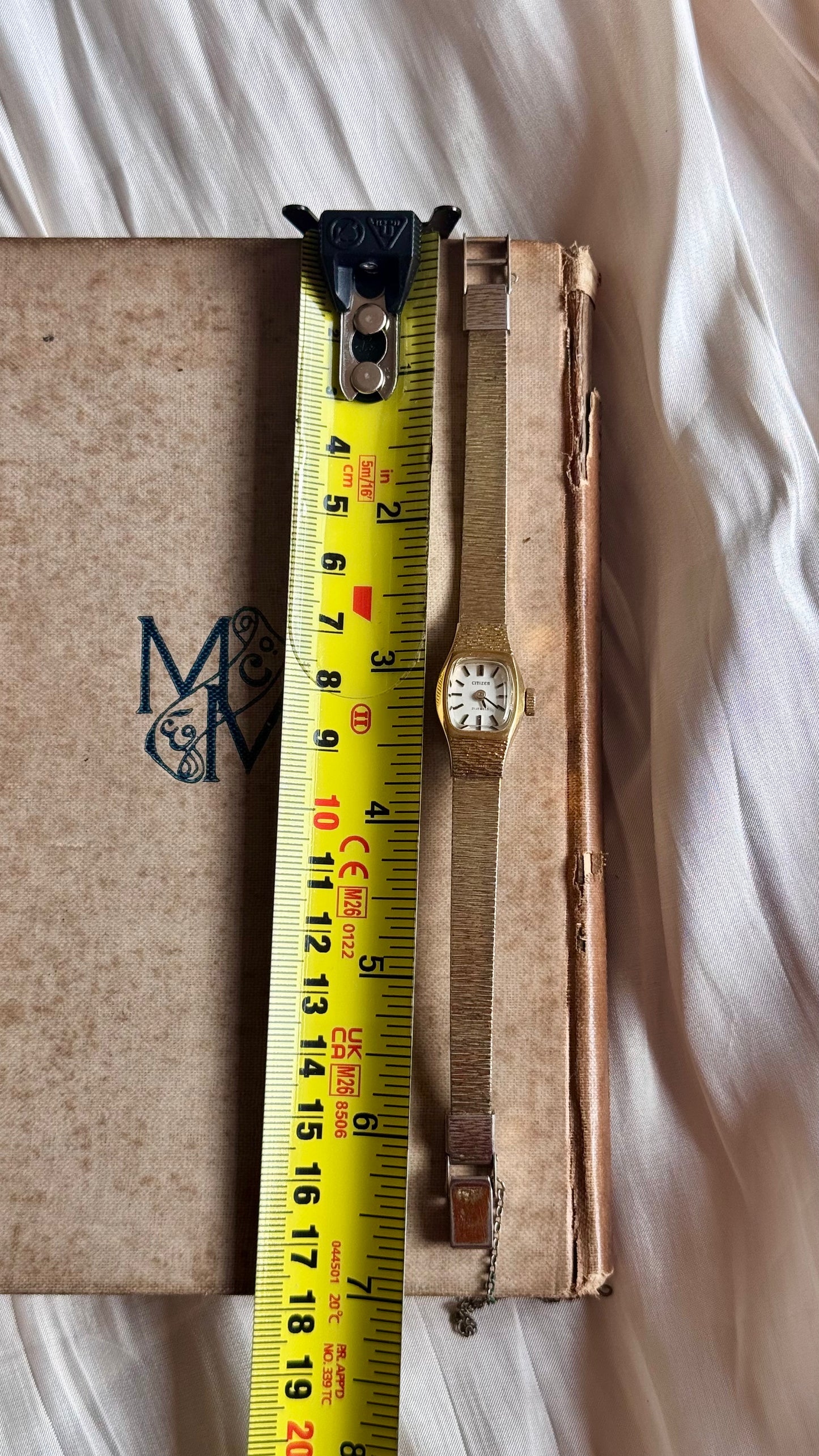 Super Rare 1970s Citizen Manual vintage watch - gold plated