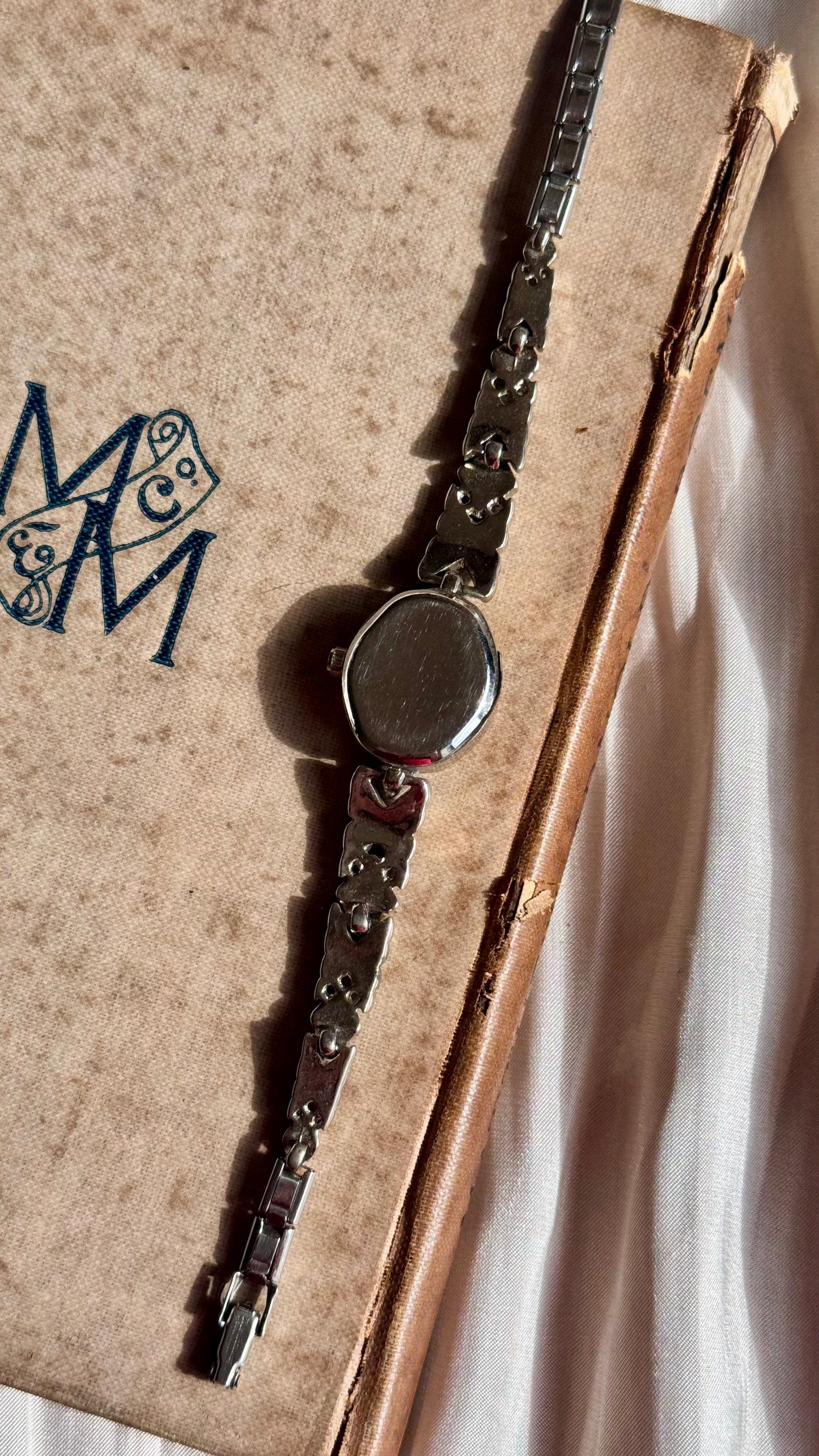 Lorenzo Valentino Art Deco Opal Watch 1990s