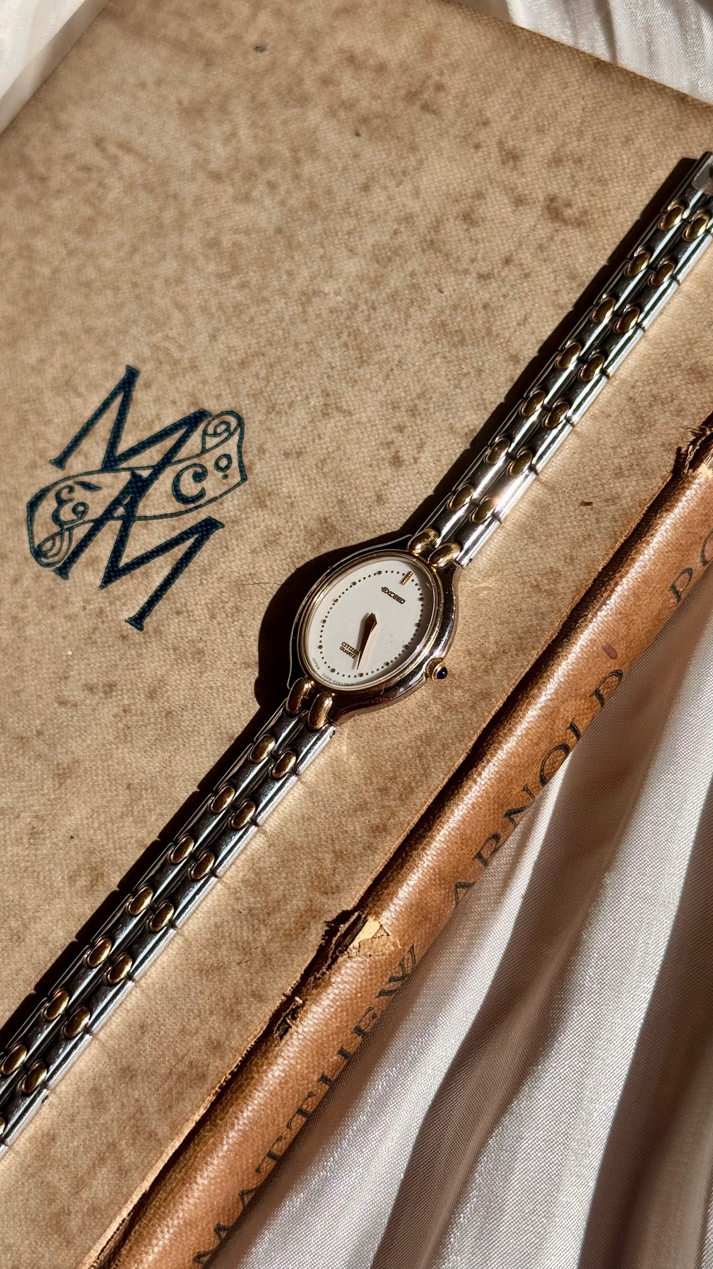 1998 Vintage Citizen Exceed Watch - Ultra Slim