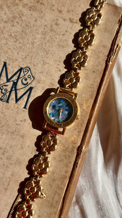 Art Deco Opal Watch 1990s