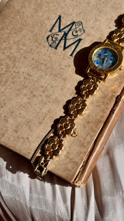 Art Deco Opal Watch 1990s