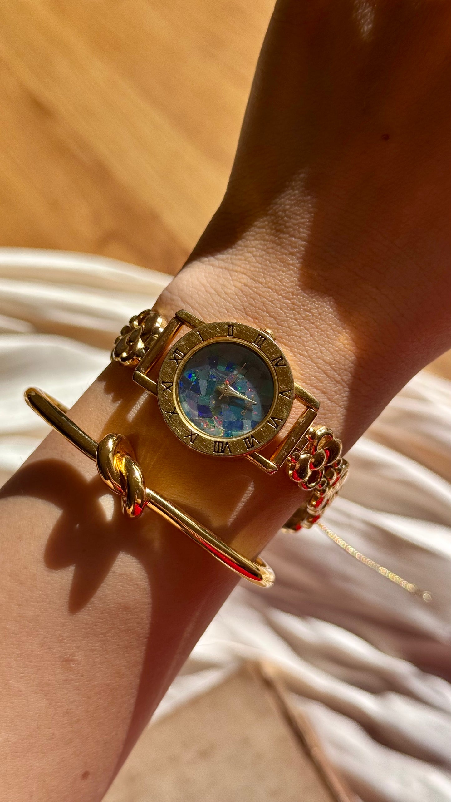 Art Deco Opal Watch 1990s