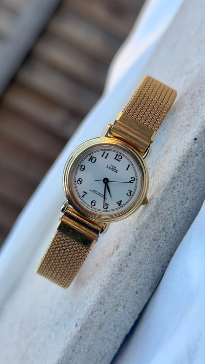 Citizen Club La Mer Vintage Watch 1985 - Gold plated, stretch band