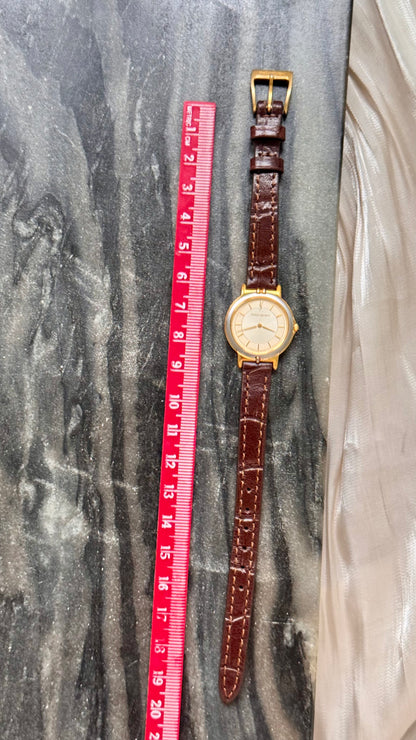 Yves Saint Laurent vintage watch (YSL) 1990s - Bespoke genuine leather