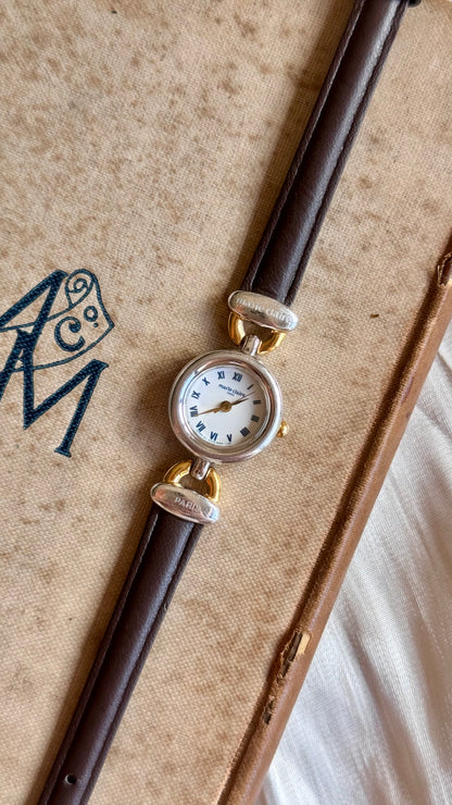 Marie Claire Vintage Watch 1990s - Bespoke Leather