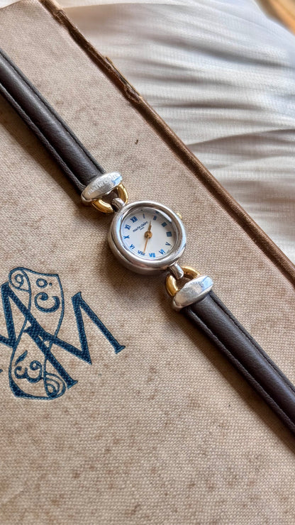 Marie Claire Vintage Watch 1990s - Bespoke Leather