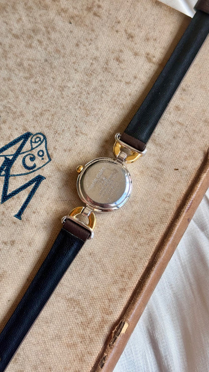 Marie Claire Vintage Watch 1990s - Bespoke Leather
