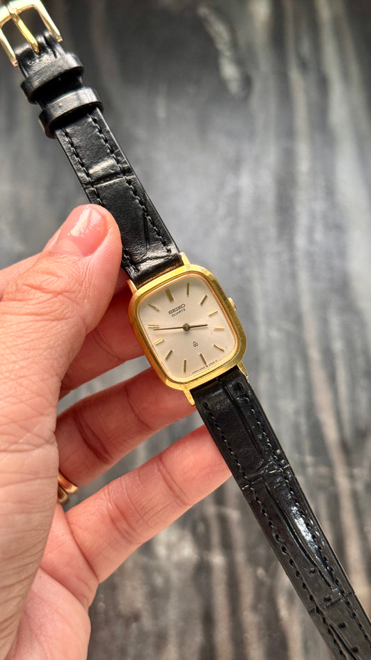 Super Rare Seiko vintage watch 1989 - Bespoke genuine leather