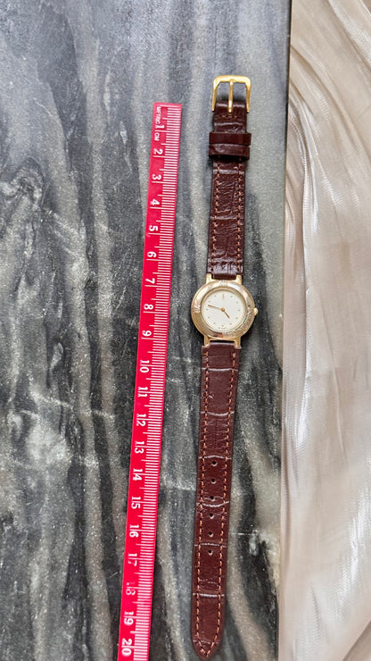 Yves Saint Laurent vintage watch (YSL) 1990s - Bespoke genuine leather