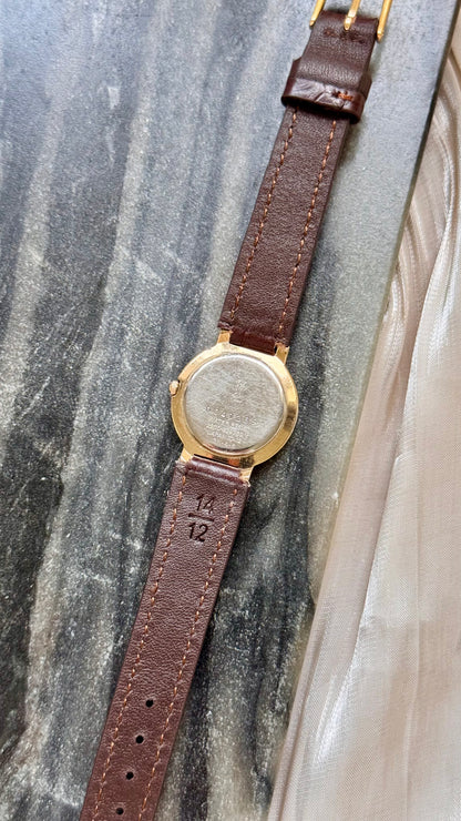 Yves Saint Laurent vintage watch (YSL) 1990s - Bespoke genuine leather