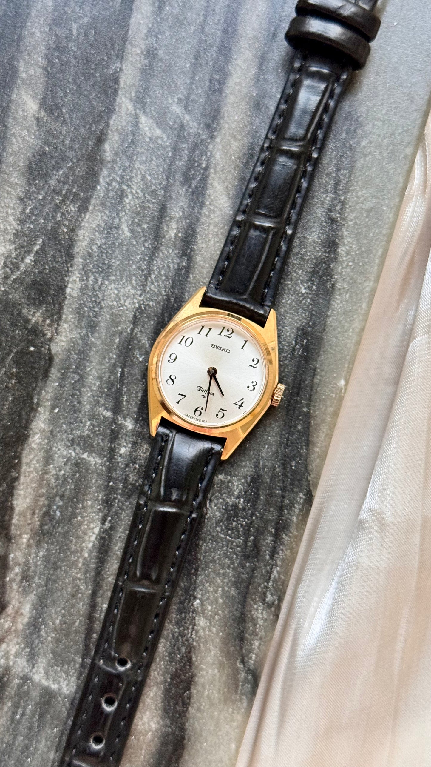 Seiko Belfina vintage watch 1970s - Manual Wind