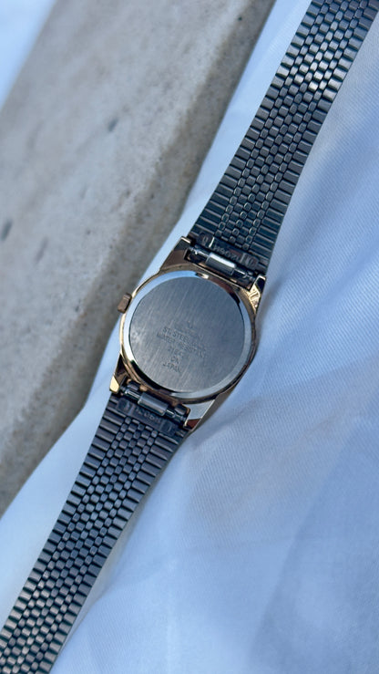 Buren Vintage Watch 1990s - Champagne gold plated