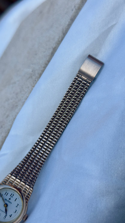 Buren Vintage Watch 1990s - Champagne gold plated