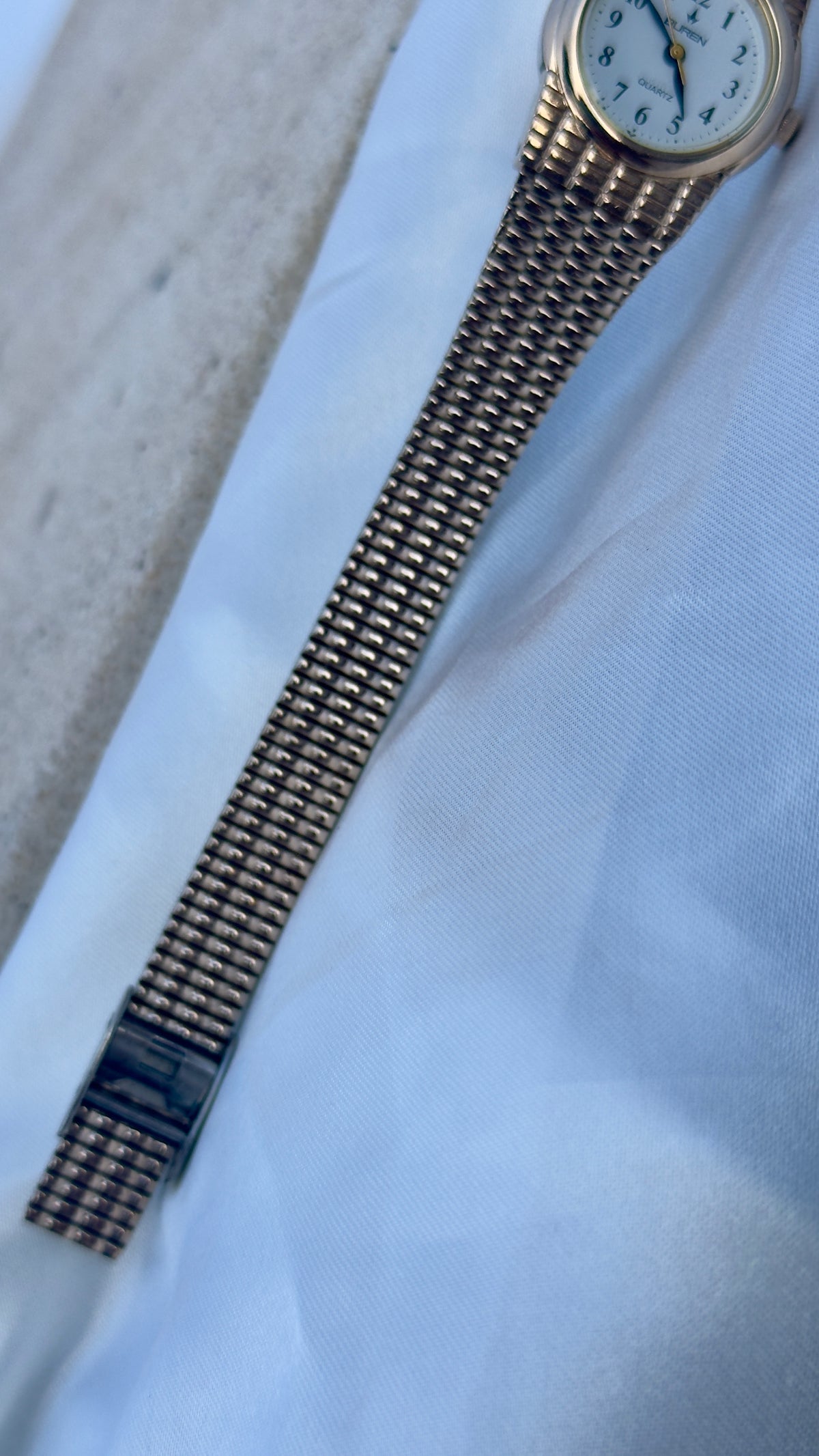 Buren Vintage Watch 1990s - Champagne gold plated