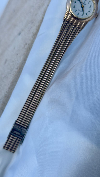 Buren Vintage Watch 1990s - Champagne gold plated