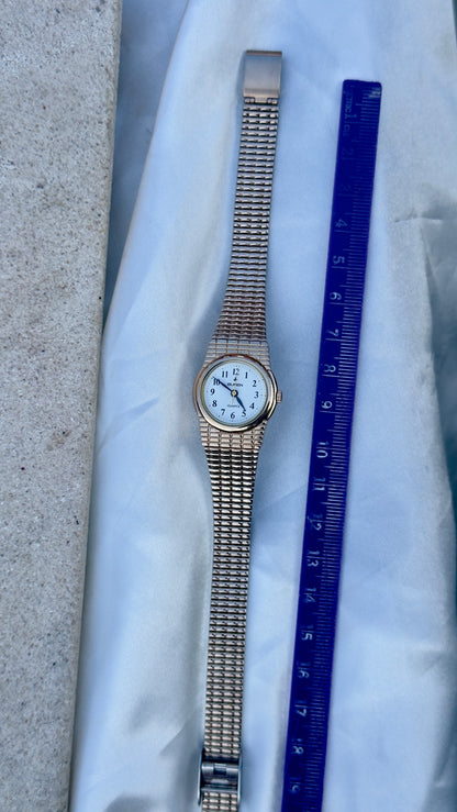 Buren Vintage Watch 1990s - Champagne gold plated