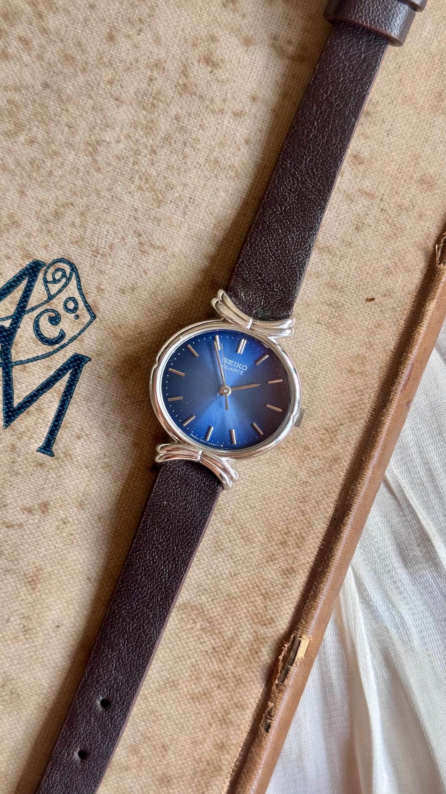 Seiko 1980 Vintage Watch - Palladium Plated