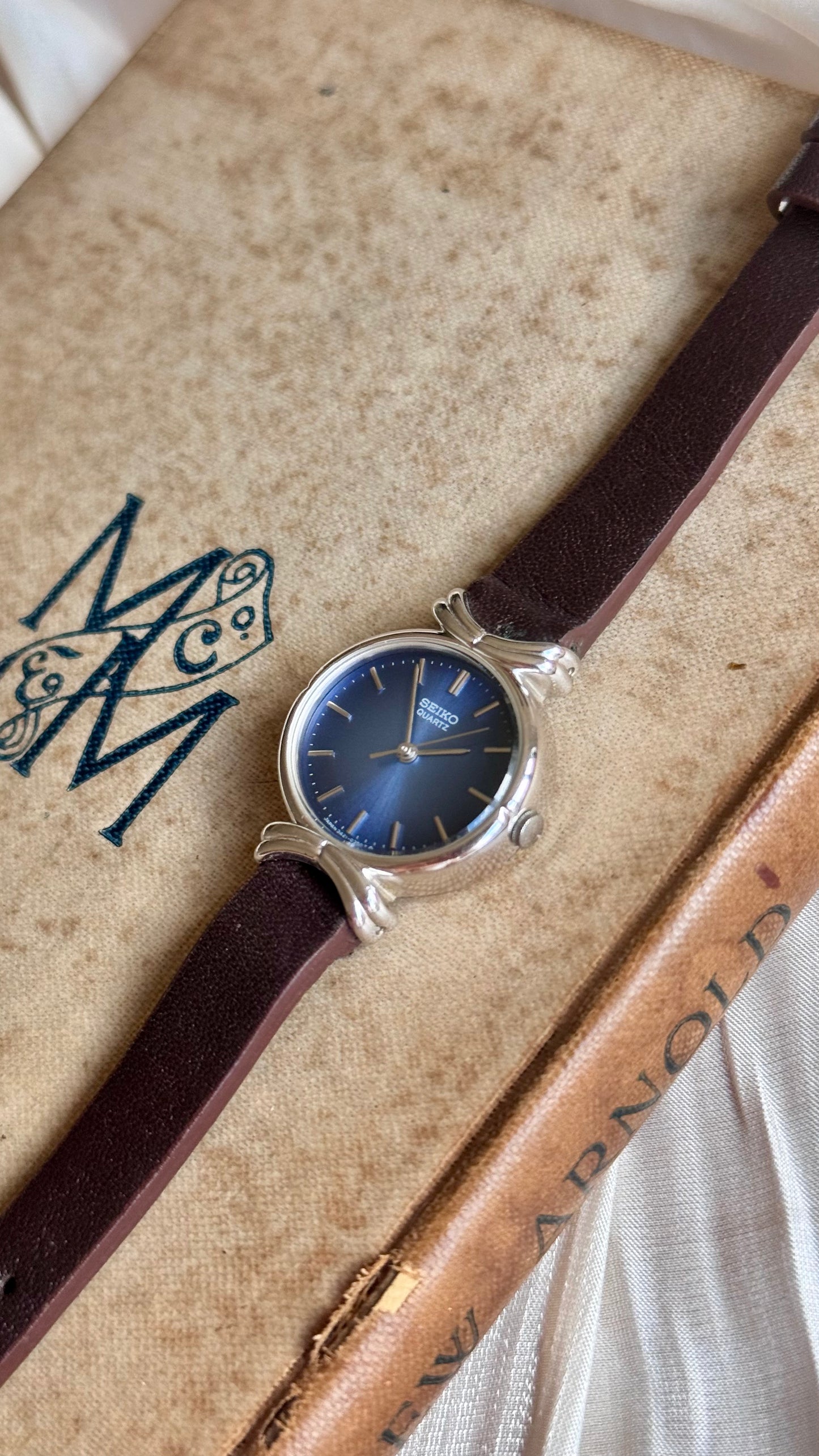 Seiko 1980 Vintage Watch - Palladium Plated