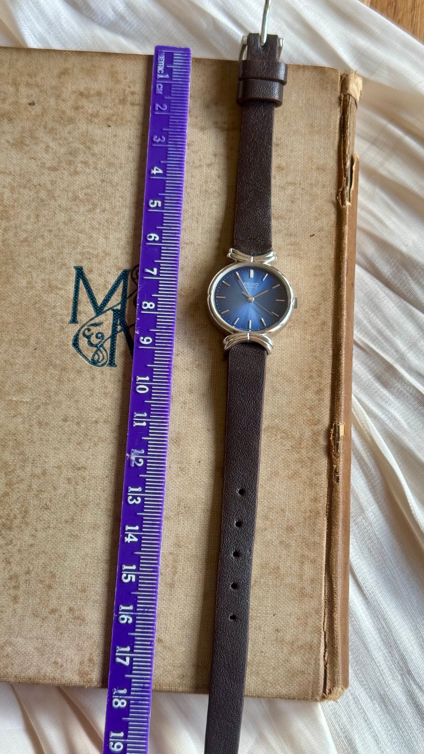 Seiko 1980 Vintage Watch - Palladium Plated
