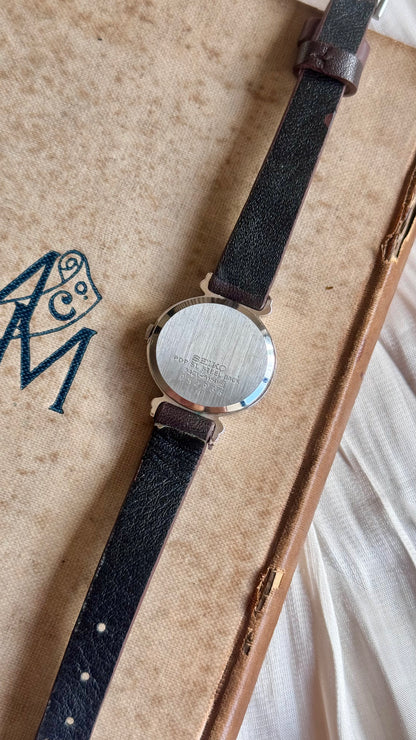 Seiko 1980 Vintage Watch - Palladium Plated