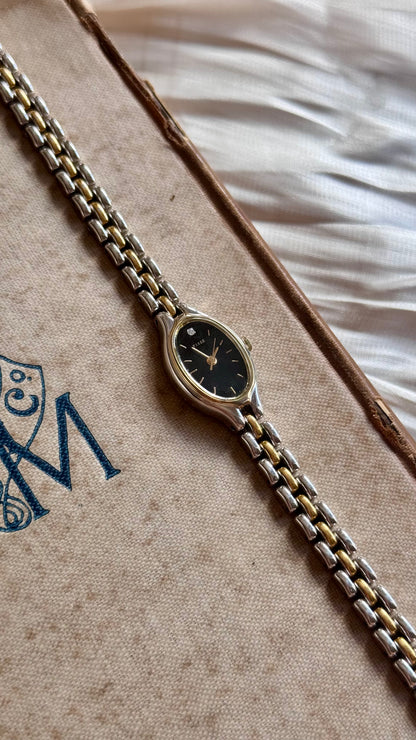 Super rare 1991 Vintage Seiko Tissé Watch - Diamond index