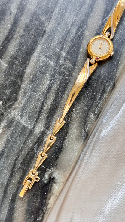 Dana ORIENT Vintage Watch 1990s - Diamonds and Rubies