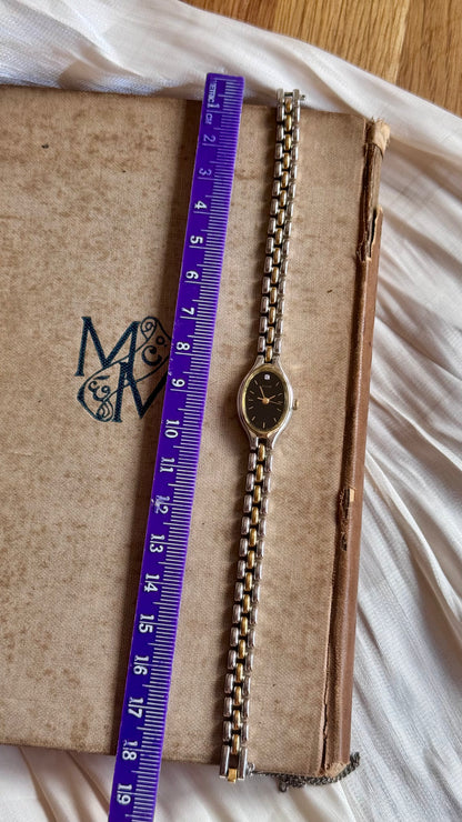 Super rare 1991 Vintage Seiko Tissé Watch - Diamond index
