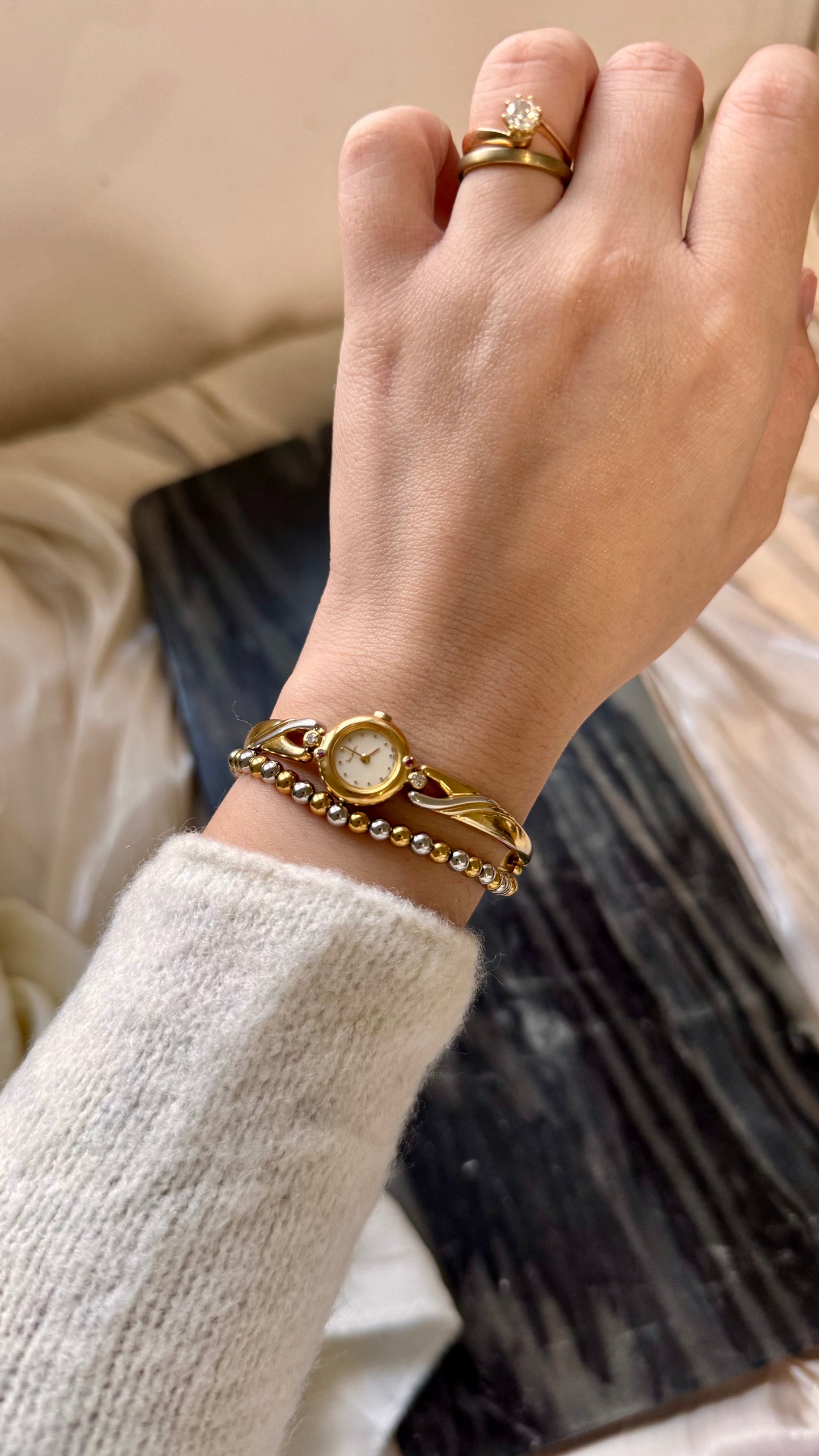 Dana ORIENT Vintage Watch 1990s - Diamonds and Rubies