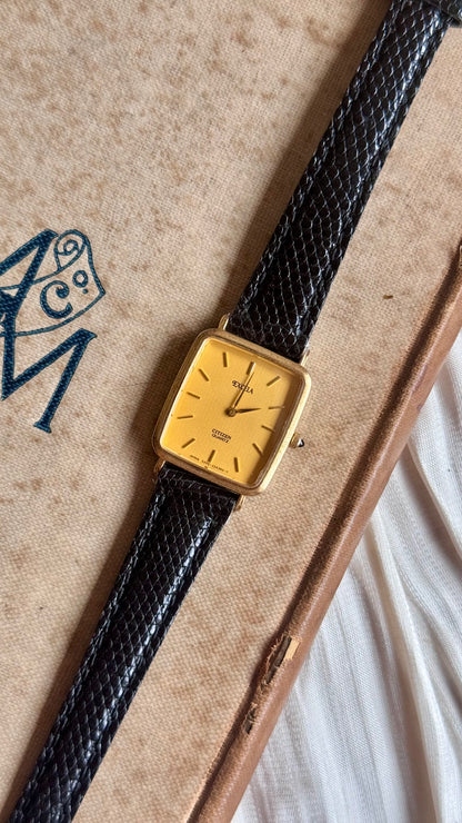 Ultra Slim Citizen Excela vintage watch 1983