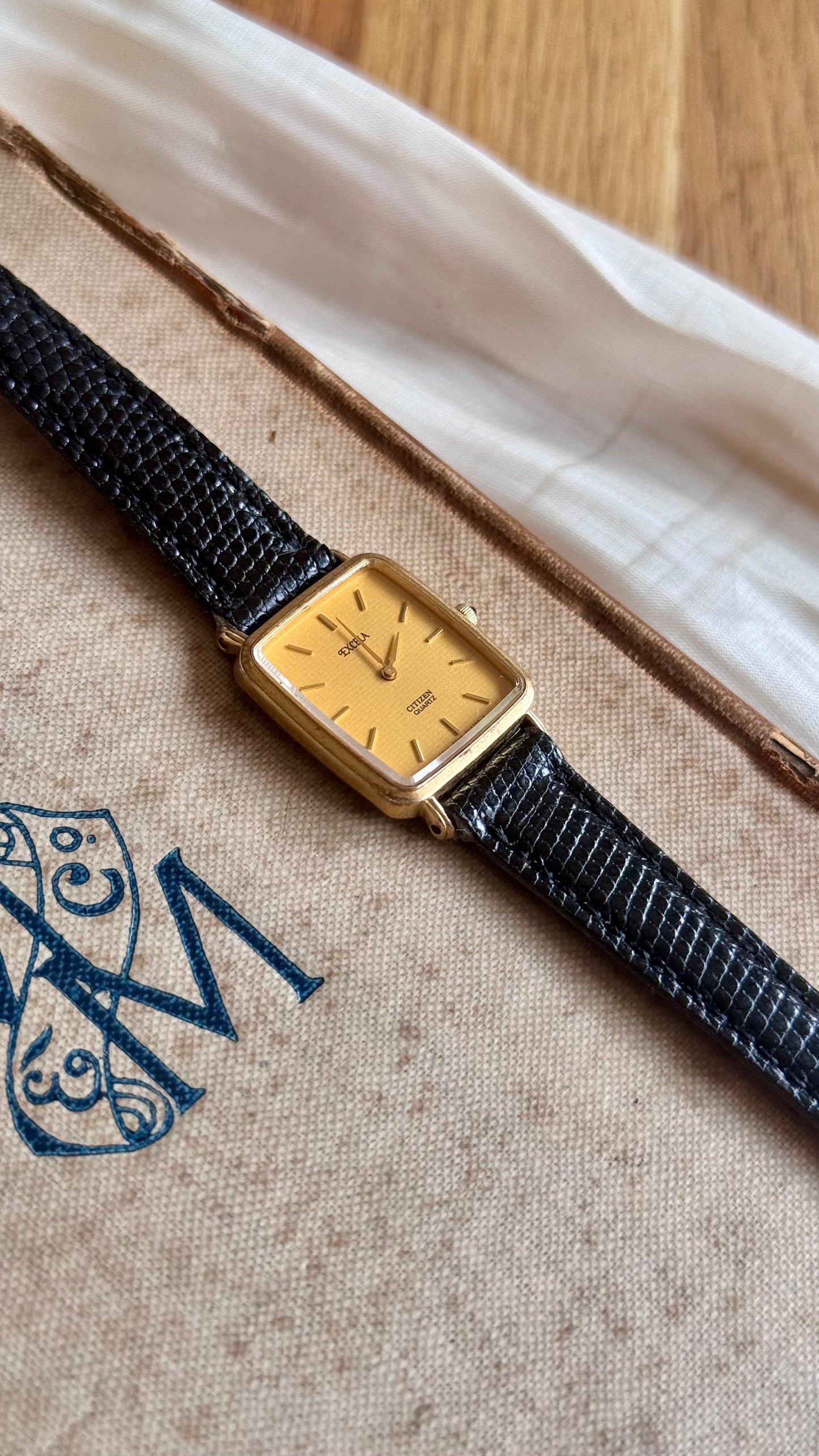 Ultra Slim Citizen Excela vintage watch 1983