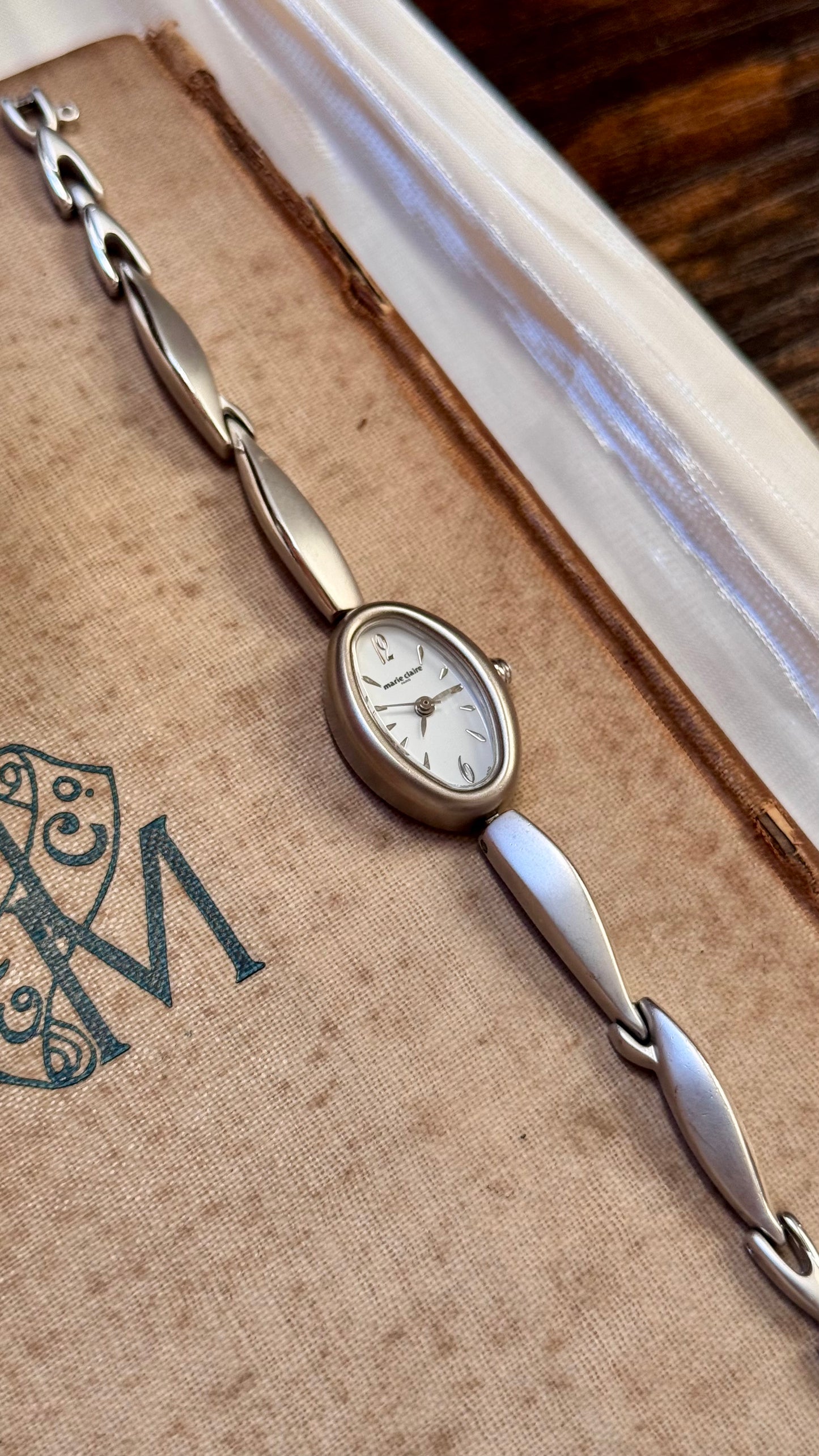 Marie Claire vintage watch 1990s - Palladium plated