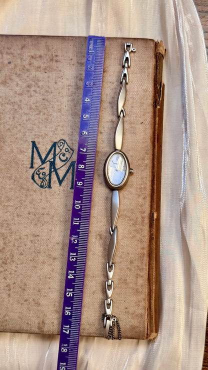 Marie Claire vintage watch 1990s - Palladium plated