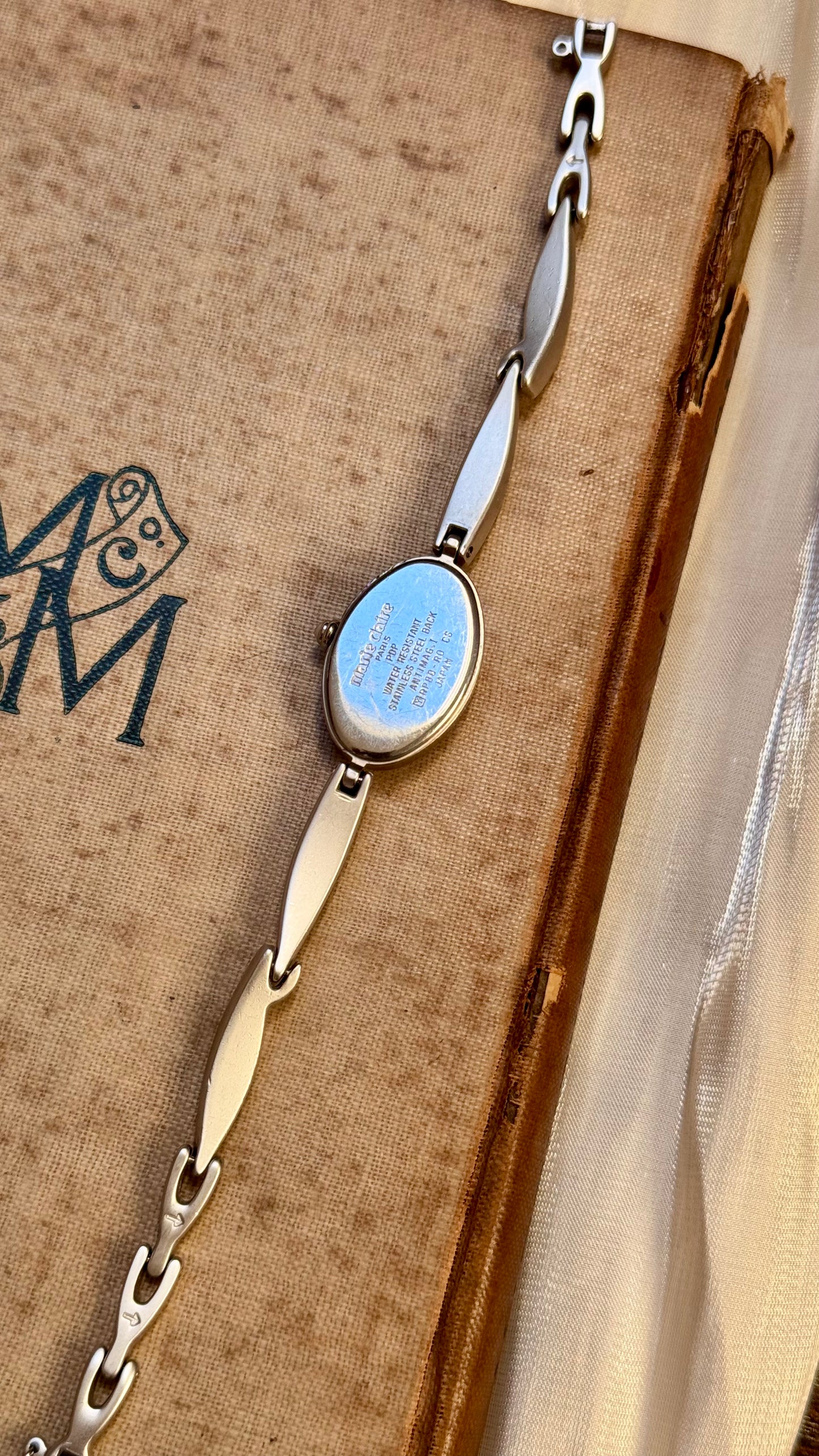 Marie Claire vintage watch 1990s - Palladium plated