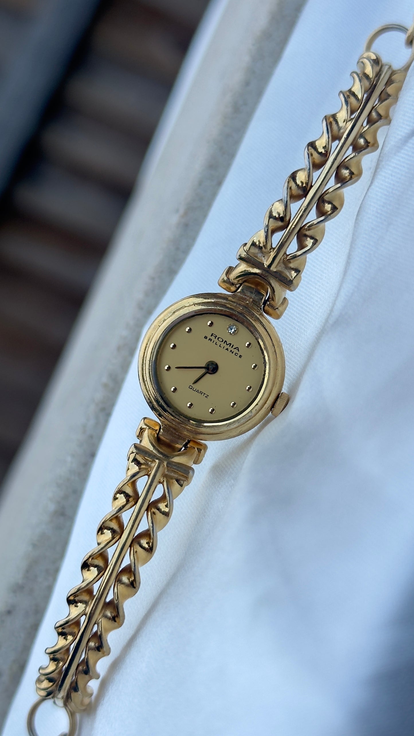 Romia Brilliance Vintage Watch 1990s - Gold Plated
