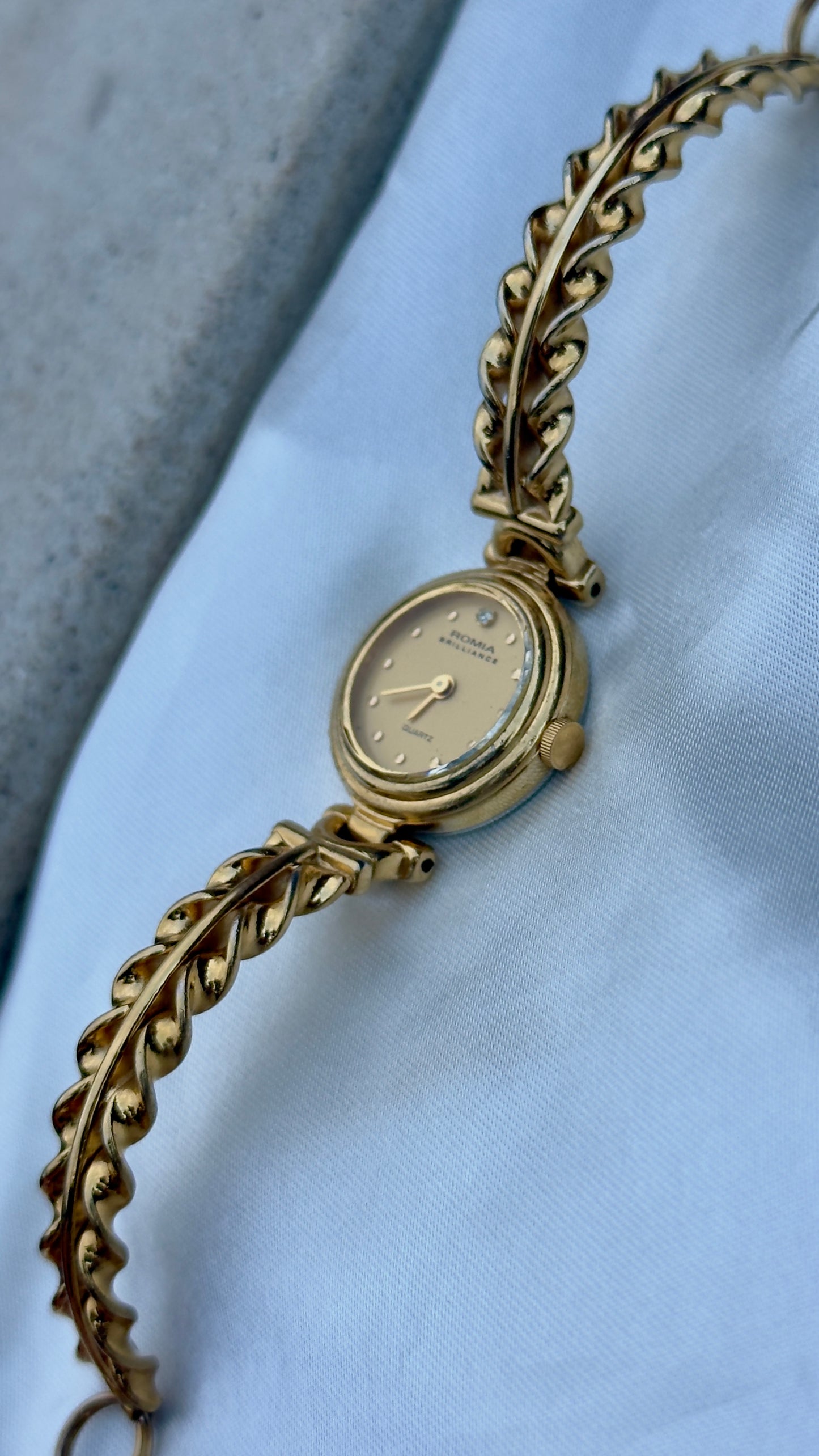 Romia Brilliance Vintage Watch 1990s - Gold Plated