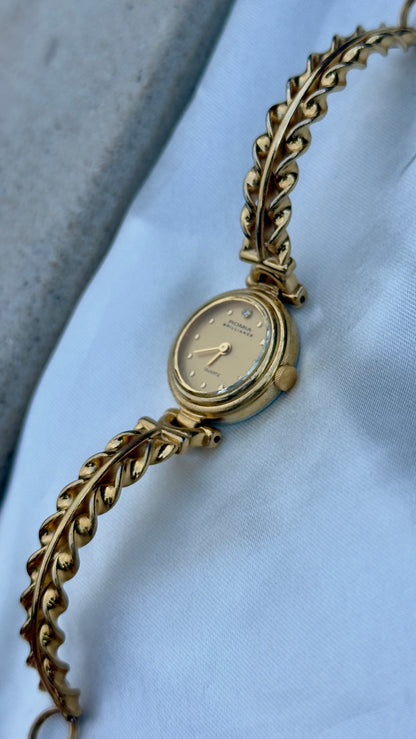 Romia Brilliance Vintage Watch 1990s - Gold Plated