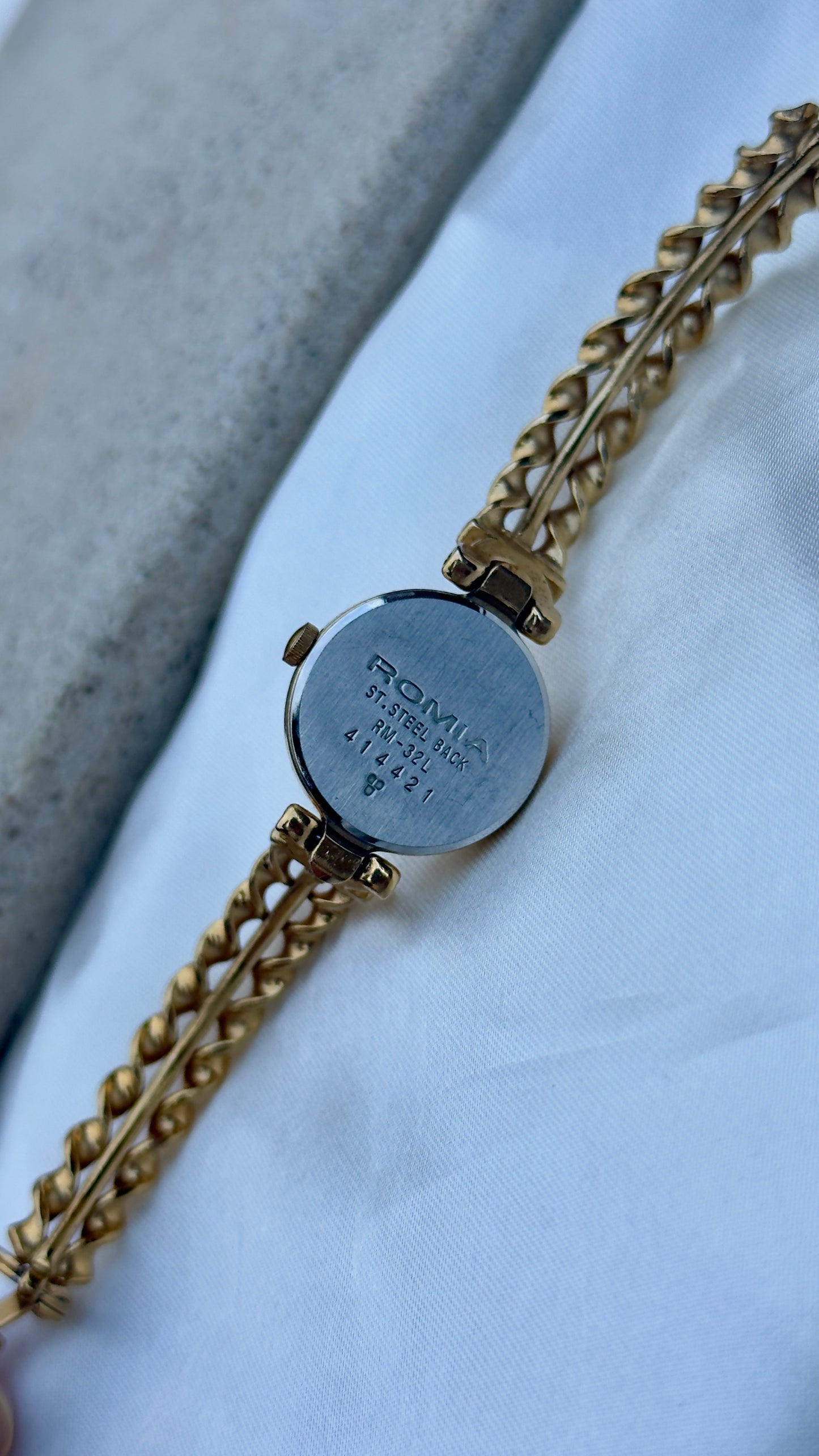 Romia Brilliance Vintage Watch 1990s - Gold Plated