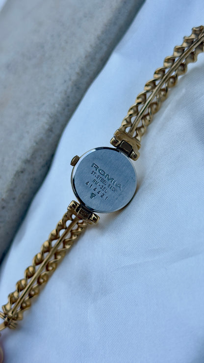 Romia Brilliance Vintage Watch 1990s - Gold Plated