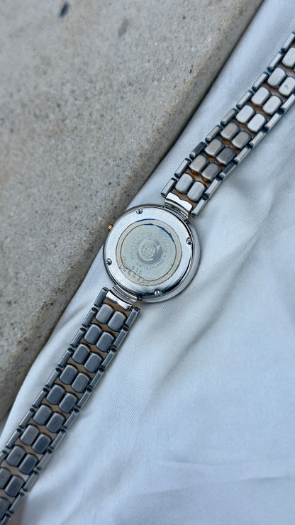 Super Rare Vintage 1980s Cyma Swiss Quartz Two-Tone Watch