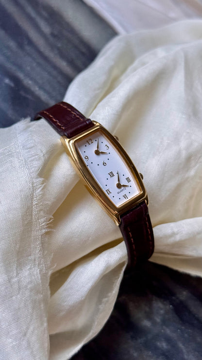 Vintage Seiko Dual Time Watch - New bespoke strap