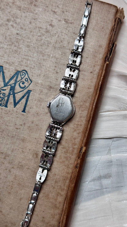 Art Deco Opal Watch 1980s - Swiss Made