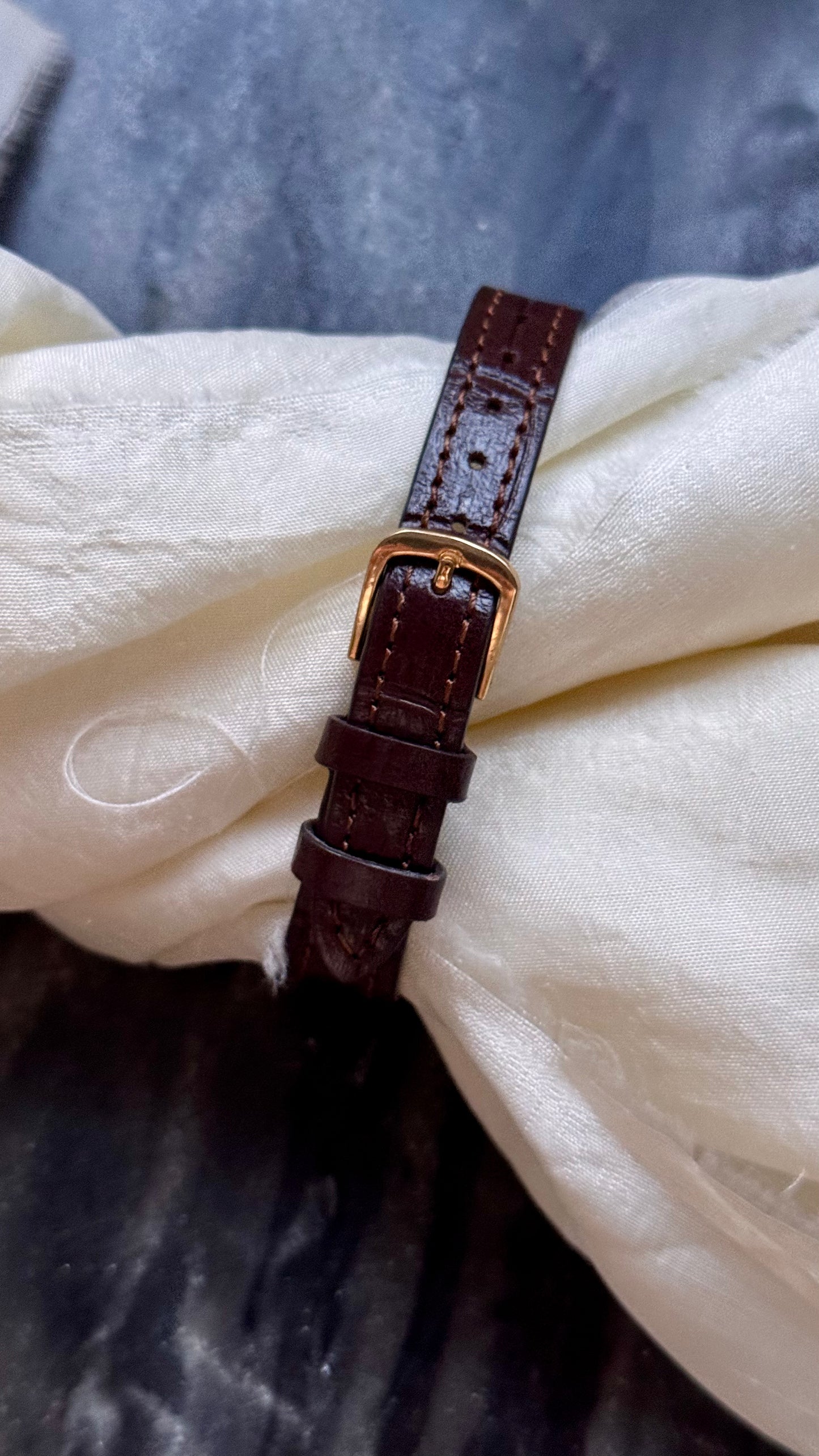 Vintage Seiko Dual Time Watch - New bespoke strap