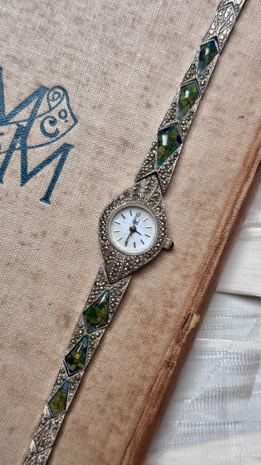 Heel Art Deco Opal Watch 1990s