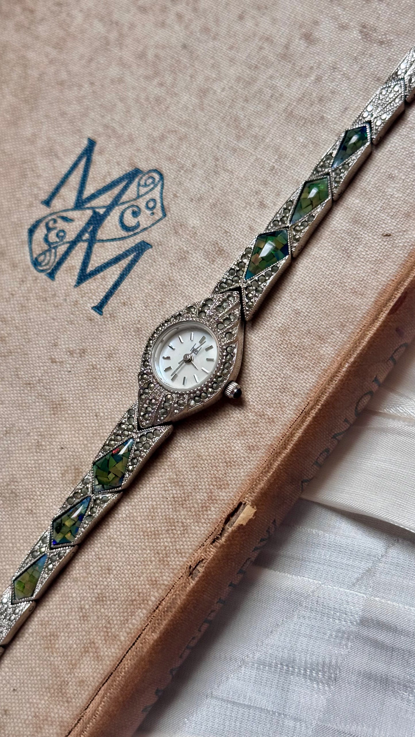 Heel Art Deco Opal Watch 1990s