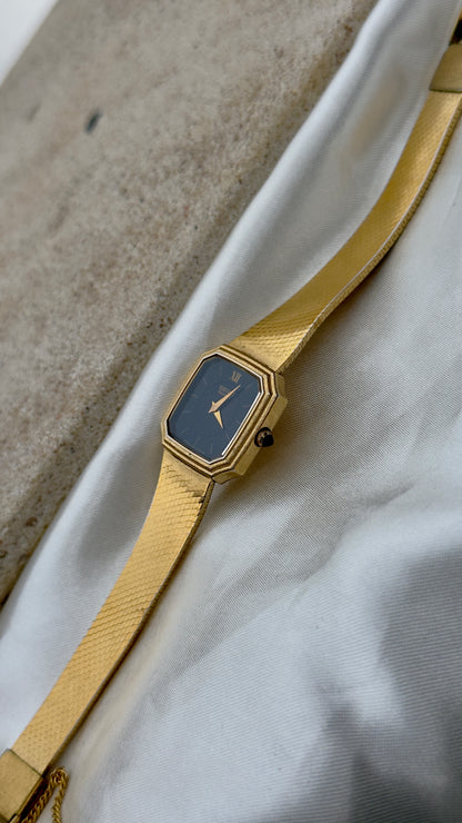 Super Rare Find Vintage Seiko Watch 1980 - 18k Gold Plated