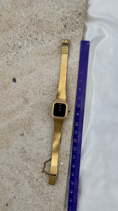 Super Rare Find Vintage Seiko Watch 1980 - 18k Gold Plated