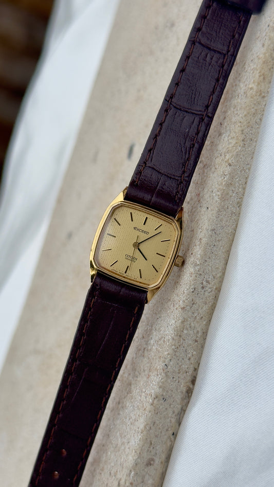 Vintage Citizen Exceed 1993 Watch - 30 Micron Gold Filled